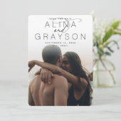 マーキー名 |縦モダンの写真 セーブザデート (スタンド正面)