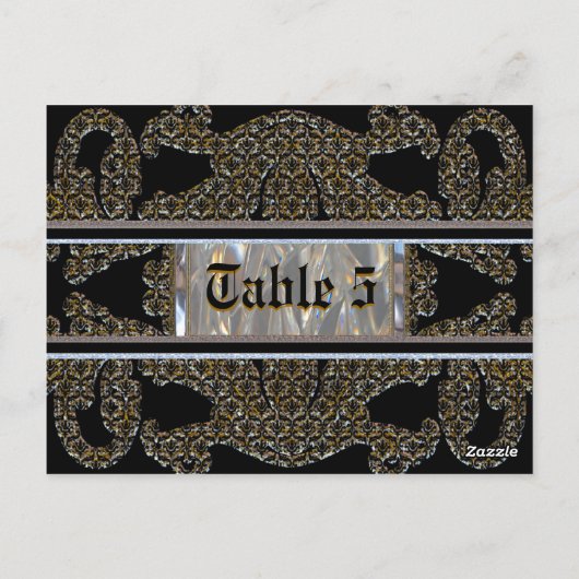 マーキー番号カード ポストカード (裏面)