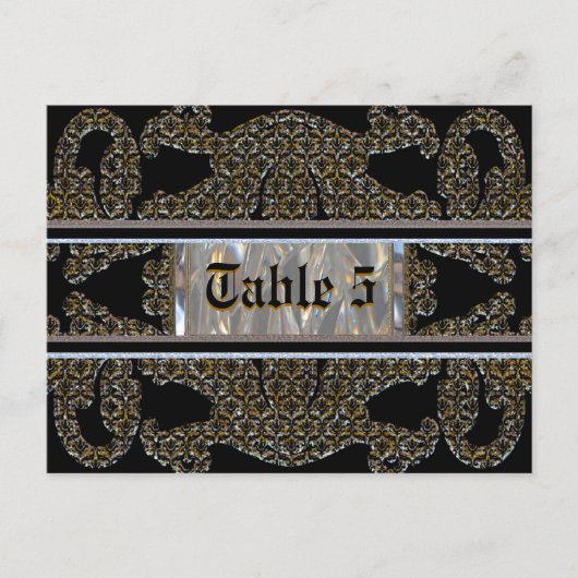 マーキー番号カード ポストカード (正面)