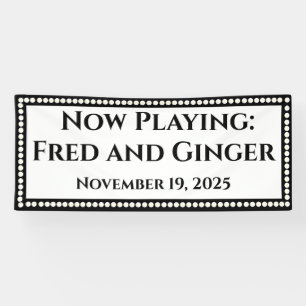 マーキー結婚のバナー 横断幕