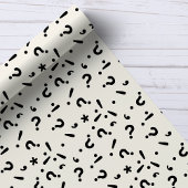 ？マークおもしろミステリーギフト柄 ラッピングペーパー