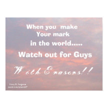 マークのポスターを作る時