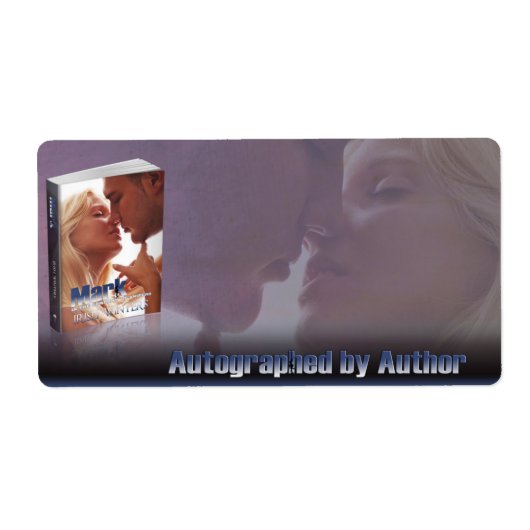 マークの作家によるサイン ラベル (正面)