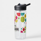 マークの作成 – カラフルドット ウォーターボトル (左面)