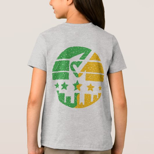 マークを付ける トライブレンドTシャツ (裏面)