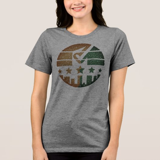 マークを付ける トライブレンドTシャツ (正面)
