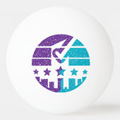 マークを付ける 卓球ボール (正面)