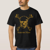 マークを残せ!海賊のドクロTシャツ Tシャツ (正面)