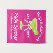 マークスと婚姻バチェロレッテの背景 タペストリー (正面(横))