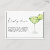 マークス&マトリクスブライダルシャワーディスプレイシャワー エンクロージャーカード (正面)