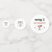 マークス&マトリモティーテーブル紙吹雪 コンフェッティ (正面)