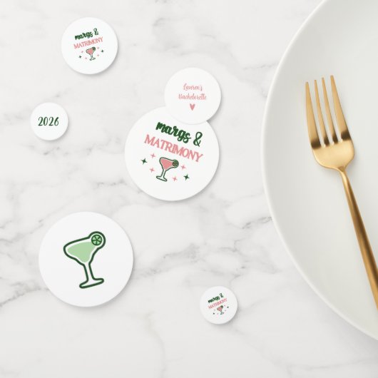 マークス&マトリモティーテーブル紙吹雪 コンフェッティ (グループ)