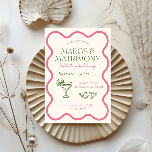 マークス&結婚バチェロレッテウィークエンドハンドドロード 招待状