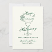 マークス&結婚バチェロレッテ週末 招待状 (正面)