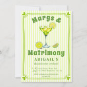 マークス&結婚式書記バチェロレッテ週末 招待状 (正面)