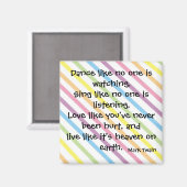 マークトウェイン引用文 マグネット (正面/裏面)