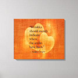 マークトウェイン誕生日引用文 キャンバスプリント