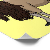 マークホル ヤギのイラスト ポスター (角)