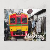 マークロン鉄道市場タイバンコク鉄道 シーズンポストカード (正面)