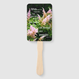 マーク付きアスティルベ10:27 ハンドファン