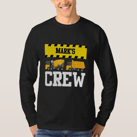 マーク建築クカスタムルーのダンプトラック Tシャツ (正面)