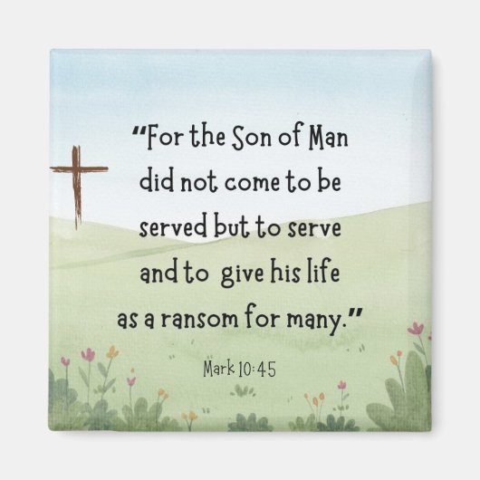 マーク10:45磁石 マグネット (正面)