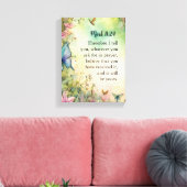 マーク11:24クリスチャン水彩画 キャンバスプリント (インサイチュ (リビング))