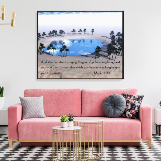 マーク11:25 キャンバスプリント (インサイチュ (リビング))