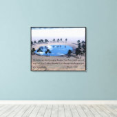 マーク11:25 キャンバスプリント (インサイチュ (ウッドフロア))