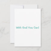 マーク11:25 KJVバイブル聖句Picフラット挨拶 カード (裏面)