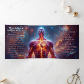 マーク12:29-31 KJVトラクト – ハート魂の精神の強さ 三つ折りカード (内部)