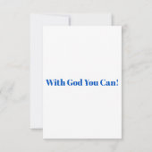 マーク13:32 KJVバイブル聖句Picフラットグリーティングカード カード (裏面)