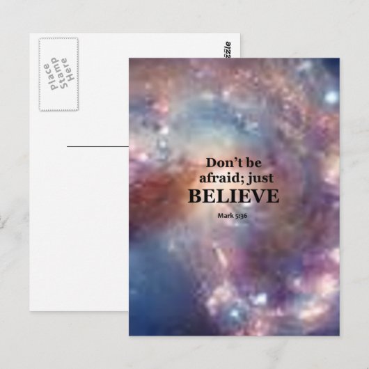 マーク5:36 ポストカード (正面/裏面)