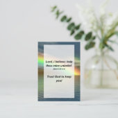 マーク9:24主よ、私は信じ、〜は信じ難い エンクロージャーカード (スタンド正面)