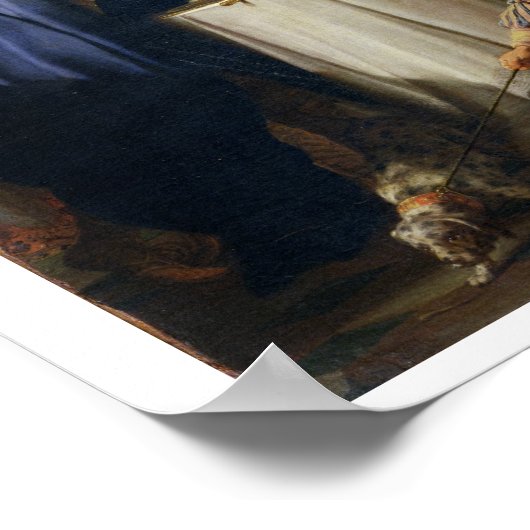 マーク・アンソニー(紀元前83-30年)とクレオパトの宴会 ポスター (角)