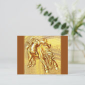 マーク・エドワード・ウェスターフィールドによるロデオ・カウボーイ ポストカード (スタンド正面)