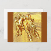 マーク・エドワード・ウェスターフィールドによるロデオ・カウボーイ ポストカード (正面/裏面)