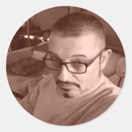 マーク・エドワード・ウェスターフィールドのステッカー ラウンドシール