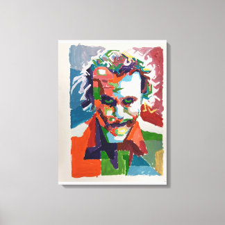マーク・エルセンによる手描きのジョーカー キャンバスプリント