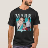 マーク・コリガンTシャツ| 英国おもしろいテレビ番組フード付きスウェットシャツ Tシャツ (正面)