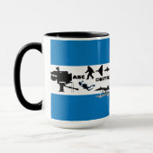 マーク・ステーズ・コーヒーマグとのチャット マグカップ (左)