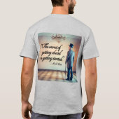 マーク・トウェインによって得る秘密 Tシャツ (裏面)