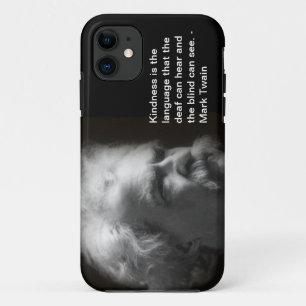 マーク・トウェインのイメージおよび引用文のiPhone 5の場合 iPhone 11 ケース
