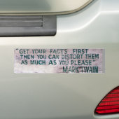 マーク・トウェインのバンパーステッカー バンパーステッカー (車上)