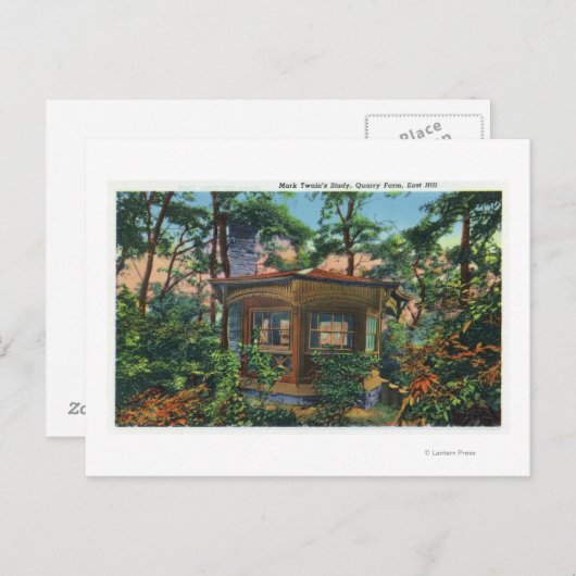 マーク・トウェインの勉強アットクアリファーム,イーストヒル ポストカード (正面/裏面)