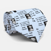 マーク・トウェインの引用文 ネクタイ (ロール)