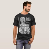 マーク・トウェイン引用文の原則が力実在を持たない場合 Tシャツ (正面フル)
