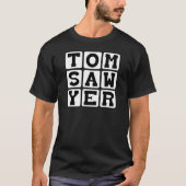 マーク・トウェイン著『トム・ソーヤー』 Tシャツ (正面)