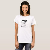 マーク・トウェイン 猫の引用Tシャツ Tシャツ (正面フル)