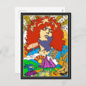 マーク・ボラン・アポップ・アートのート シーズンポストカード (正面/裏面)